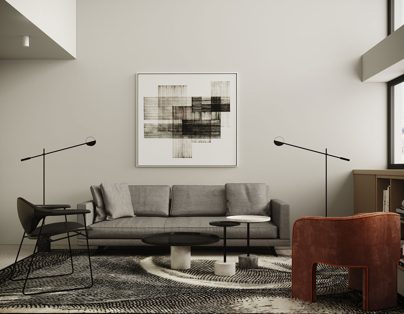 Narkomfin. Apartment in Moscow